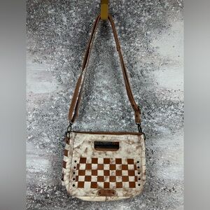 547 BedStu KEIKI  Checkered Crossbody Bag -  Women’s Shoulder Bag